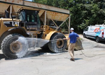 pressure washing