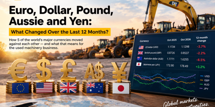 Euro, Dollar, Pound, Aussie and Yen: What Changed Over the Last 12 Months?